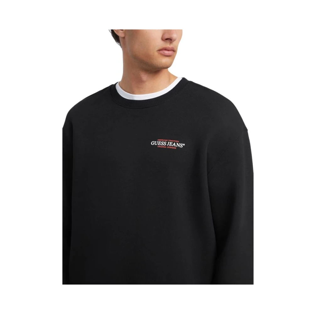 Guess Crewneck Sweatshirt Black Heren