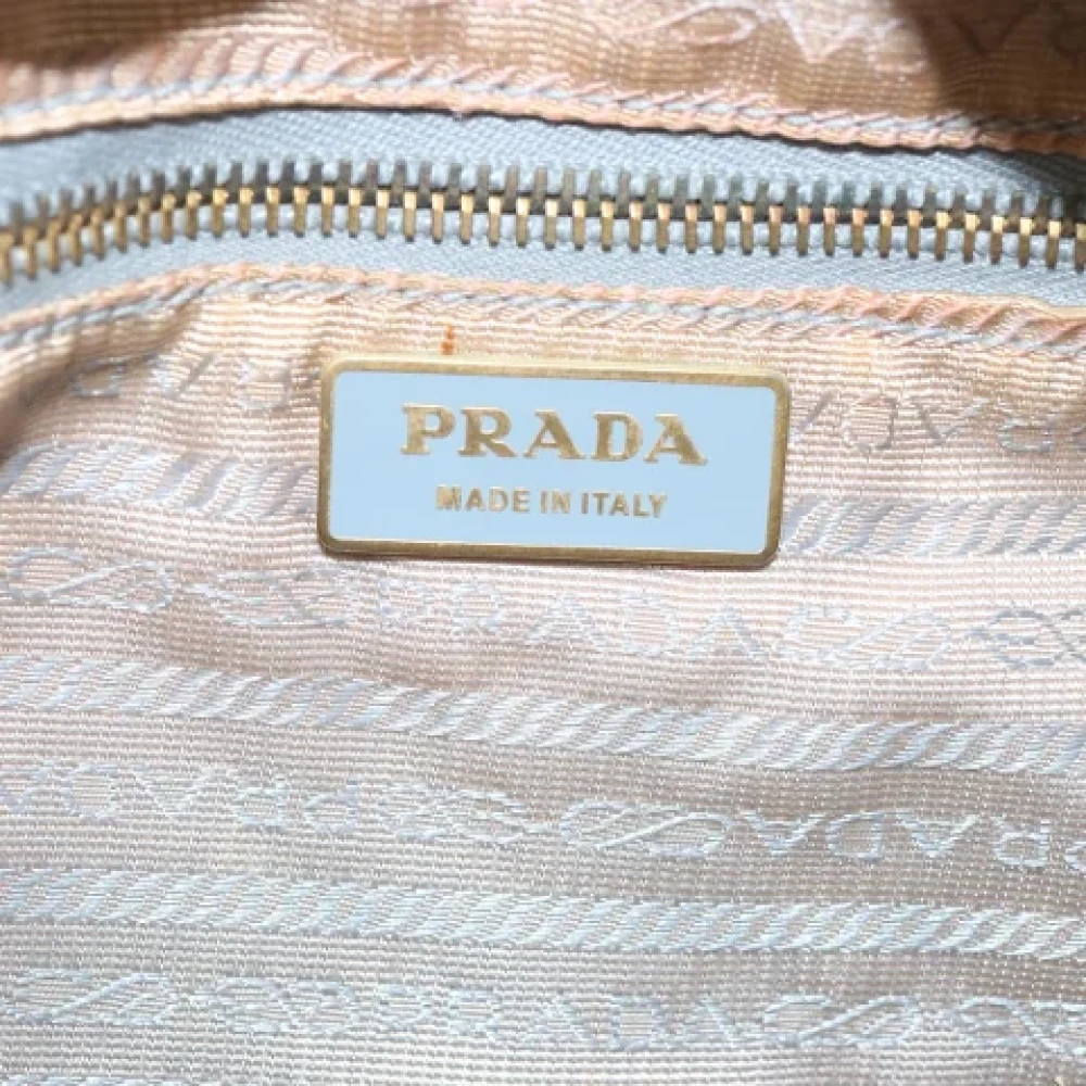 Prada Vintage Pre-owned Canvas prada-bags Multicolor Dames
