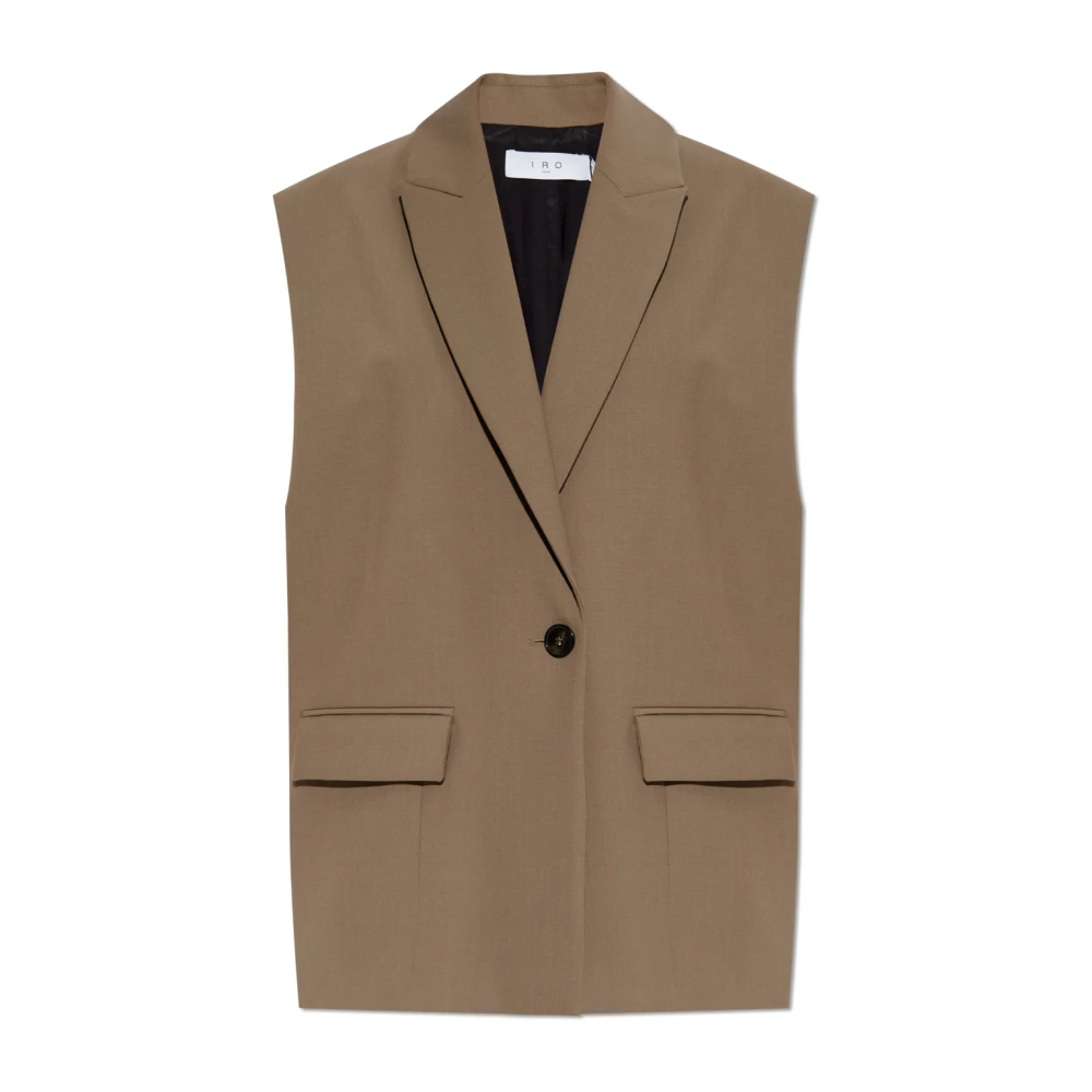 IRO Vest Cynesa Green Dames