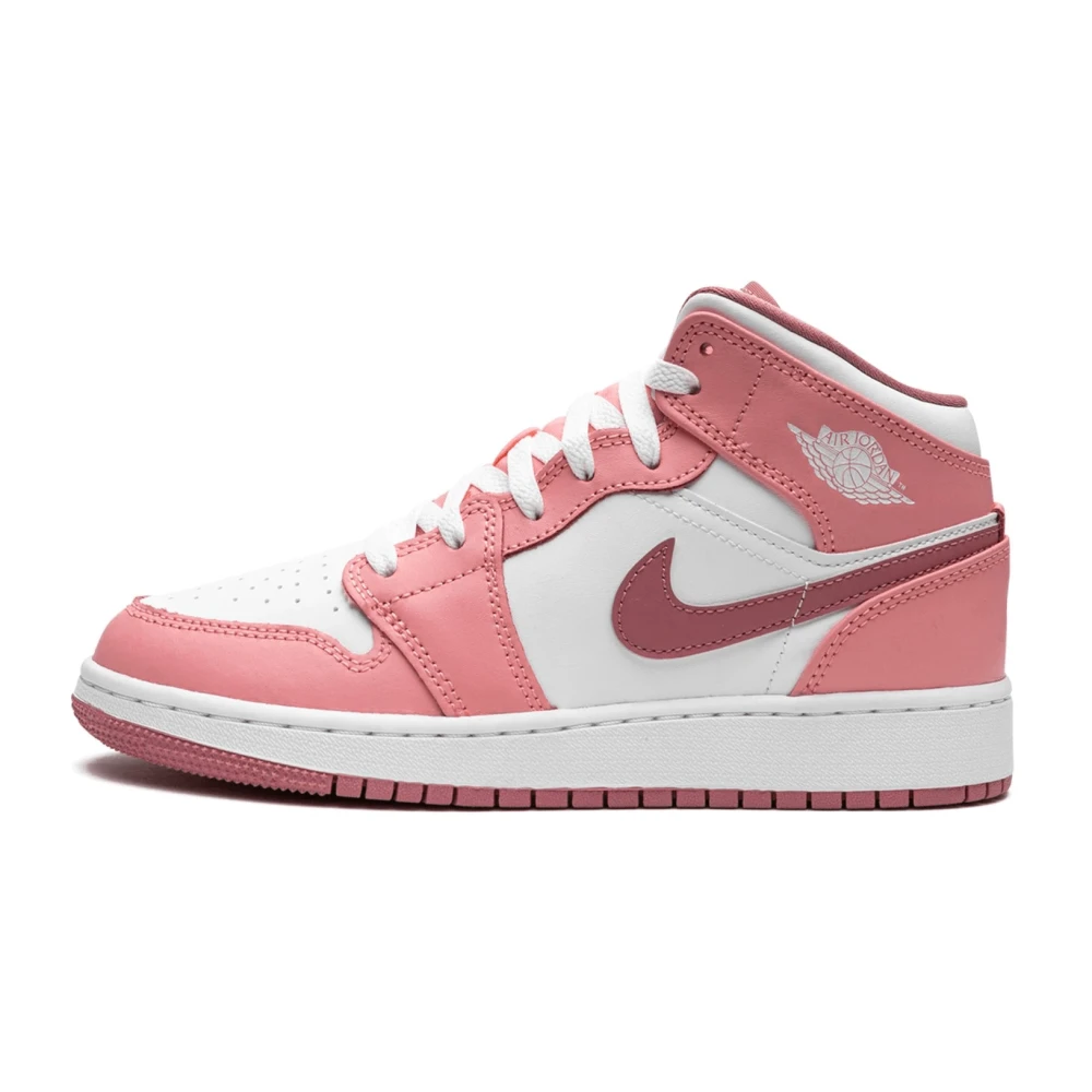 Jordan Women's Pink Valentines Day 2023 Mid-Top Trainers - Trainers - 5 Uk - Sport