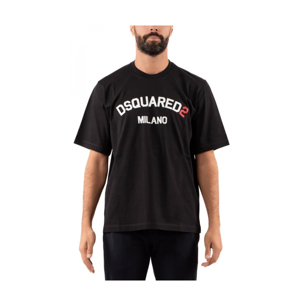 Dsquared2 Heren T-shirt Black Heren