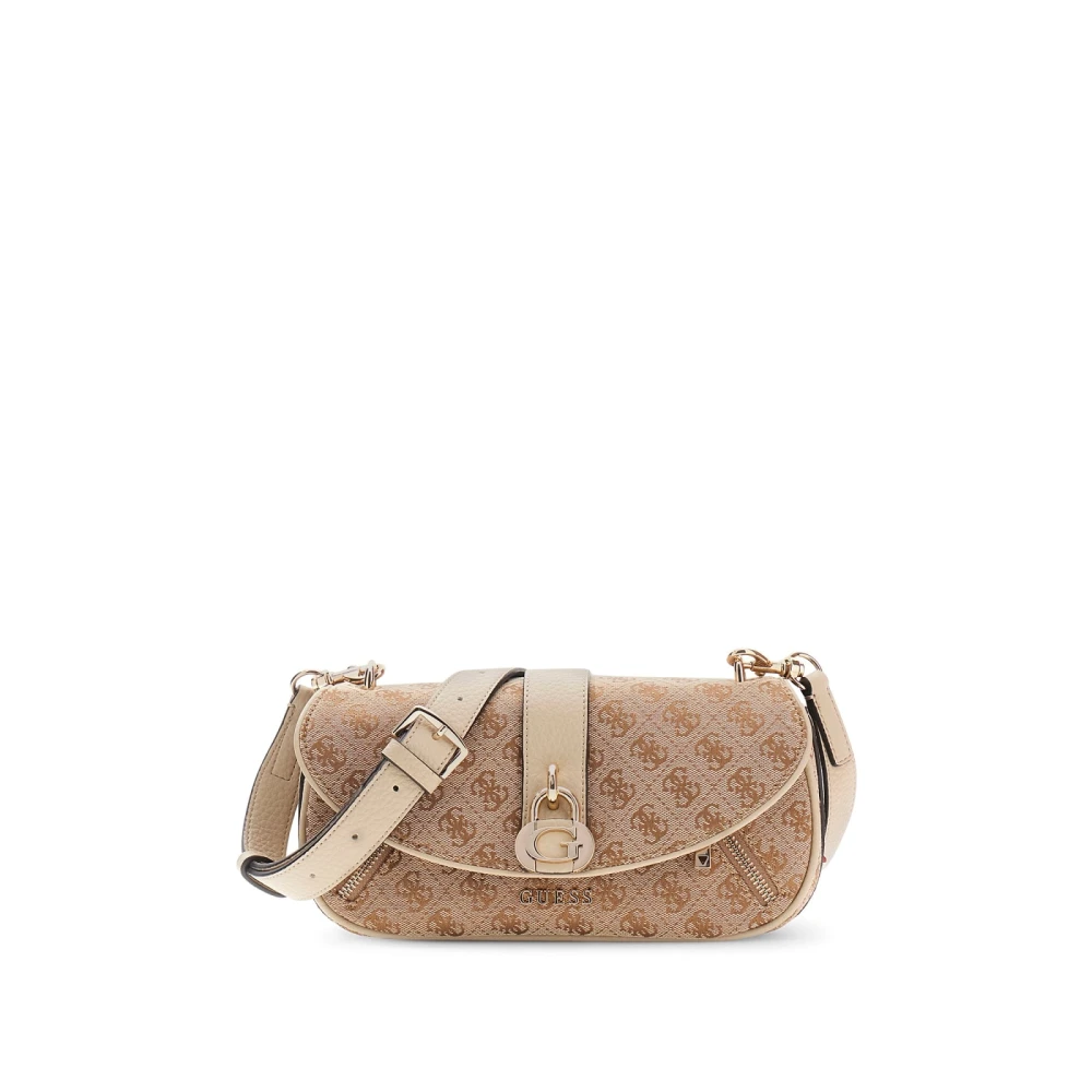 Guess Women's Brown Cross Body Bags, One Size, Jessa Girlfriend Sat