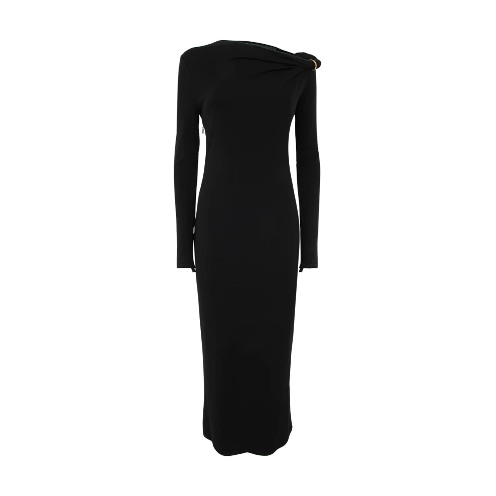 Versace Maxi dagelijkse jurk Black Dames