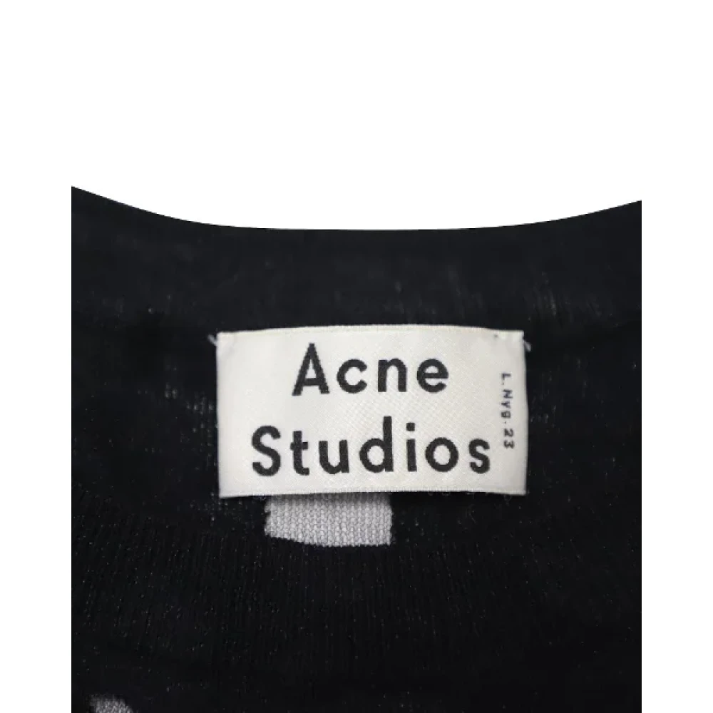 Acne Studios Pre-owned Cotton tops Black Dames