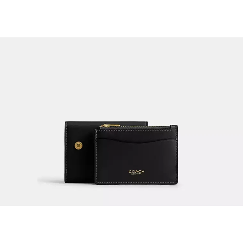 Coach Essentiële Zwarte Kaarthouder Black Dames