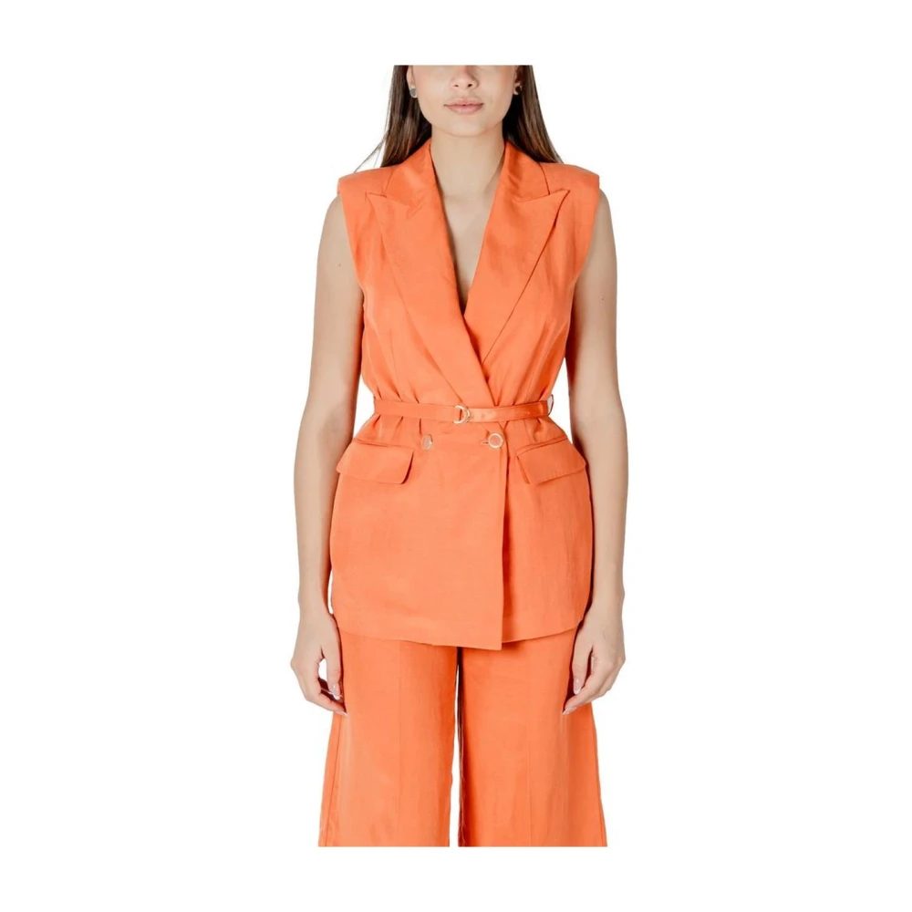 Liu Jo - Jackets > Vests - Orange - Liu Jo - Modalova