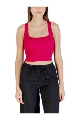 fuchsia-ribbed-knit-square-neck-top