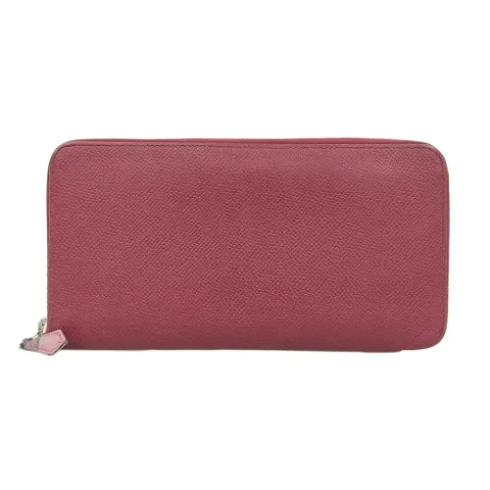 Hermès Vintage Pre-owned Fabric wallets Red Dames