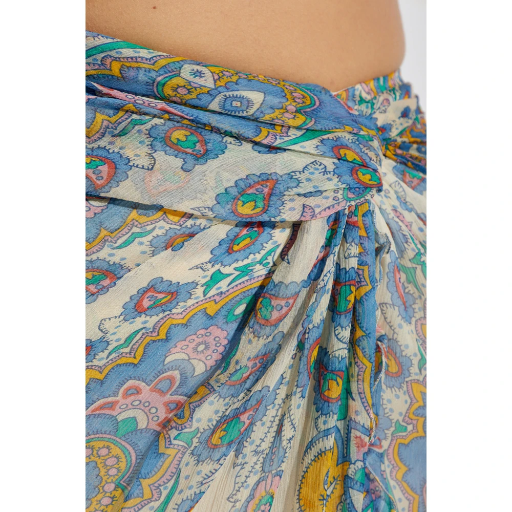 ETRO Zijden rok met decoratief patroon Multicolor Dames