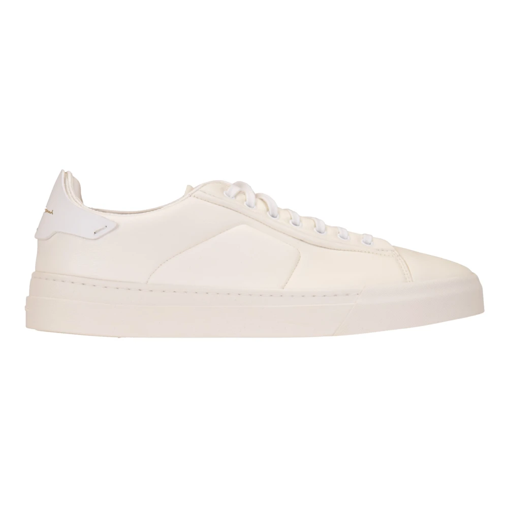 Santoni Men's White Trainers - Sneakers - 6 Uk - Shoes