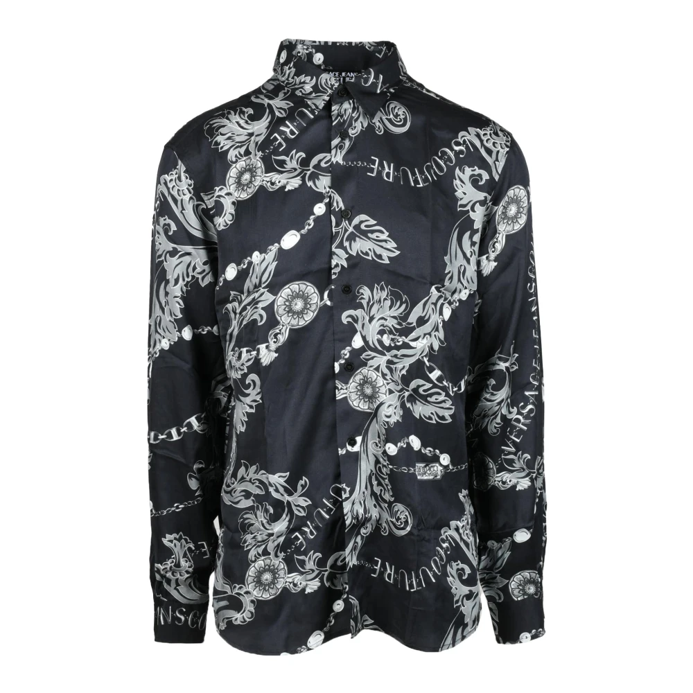 Versace Jeans Couture Viscose Shirt Multicolor Heren