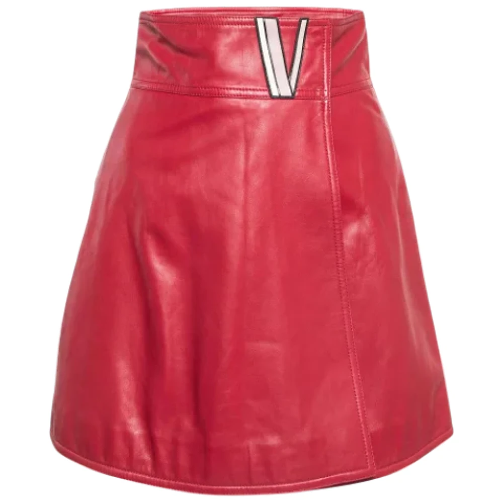 Valentino Vintage Pre-owned Leather bottoms Red Dames
