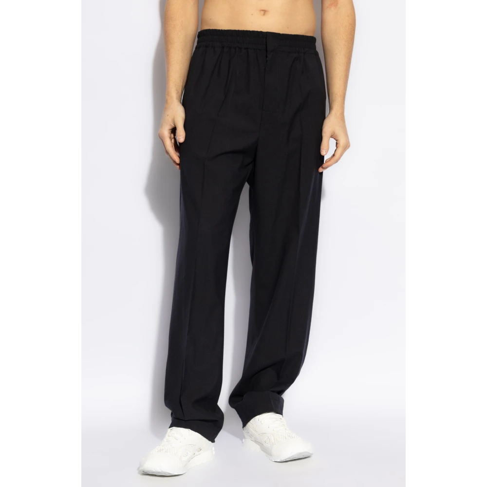 Bottega Veneta Wollen broek Blue Heren