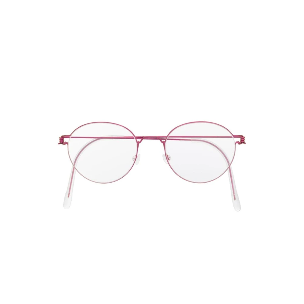 Lindberg Unisex Pink Glasses, 44 Mm, Panto 70 Optical Frame