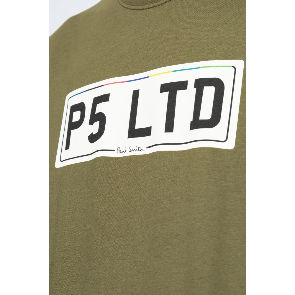 PS By Paul Smith T-shirt met print Green Heren