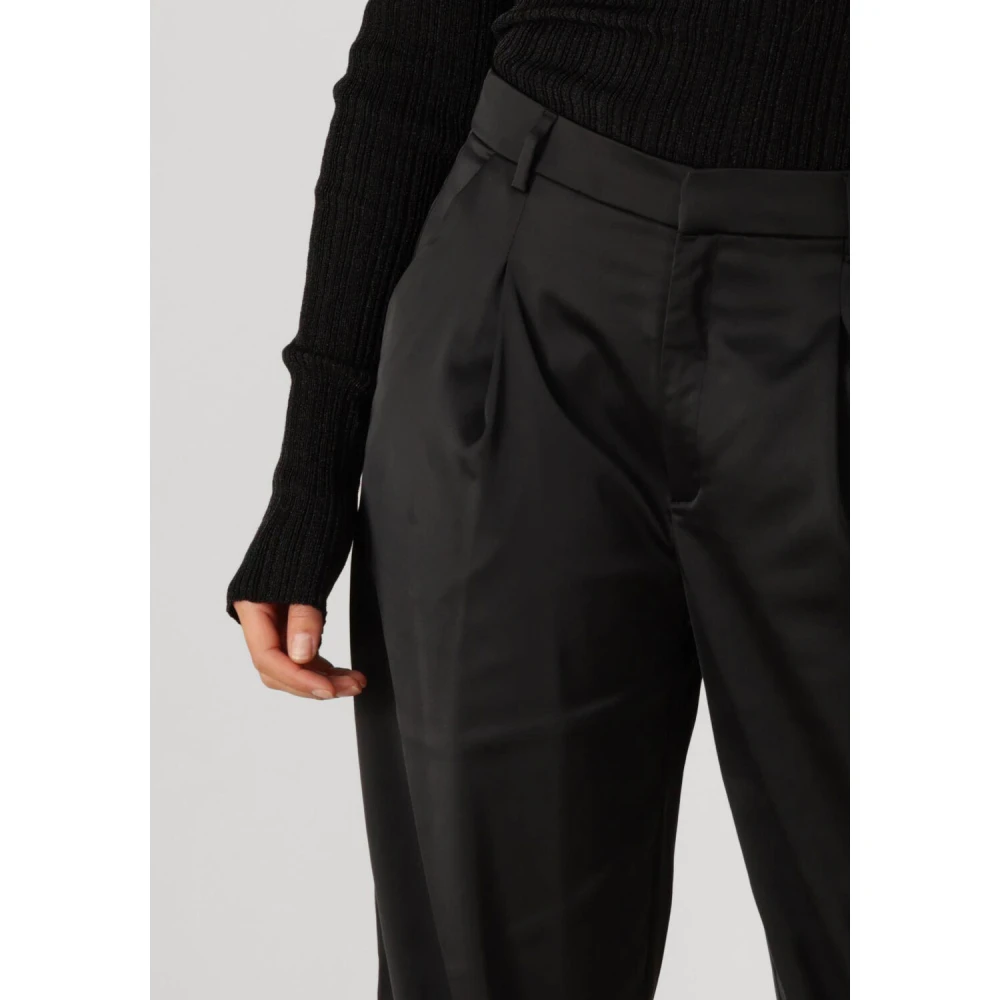 Gestuz Zwarte elegante broek voor vrouwen Black Dames