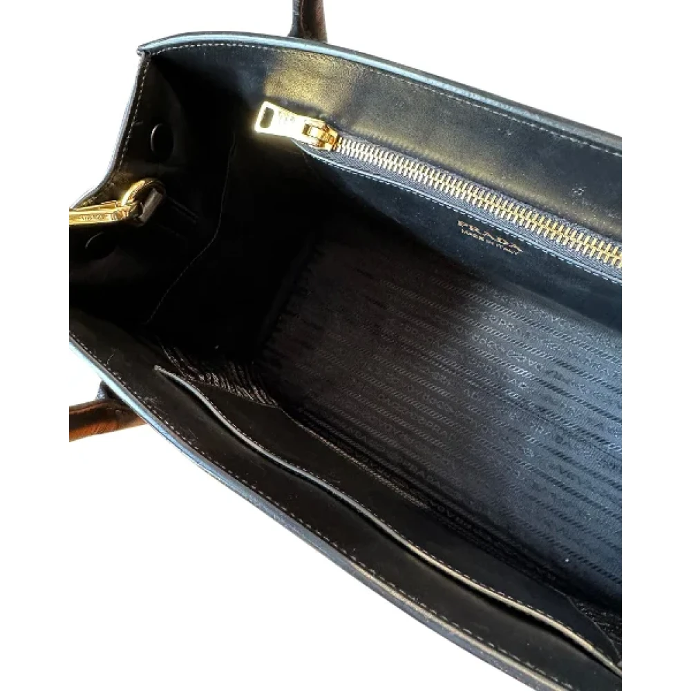 Prada Vintage Pre-owned Leather prada-bags Black Dames