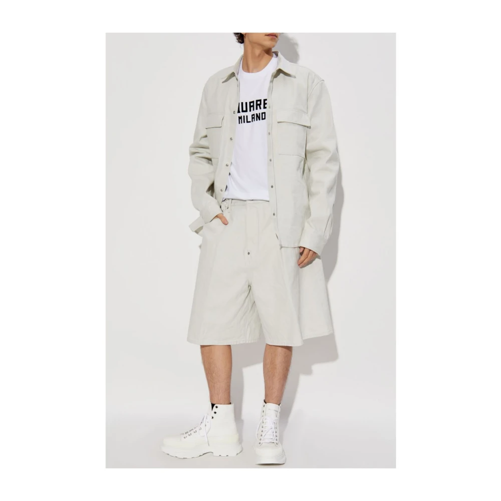 Dsquared2 Heren T-shirts & Polos in Nero White Heren