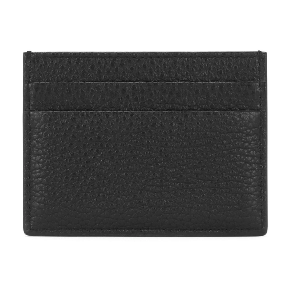 Dolce & Gabbana Zwarte Portemonnees Portacarte Black Heren