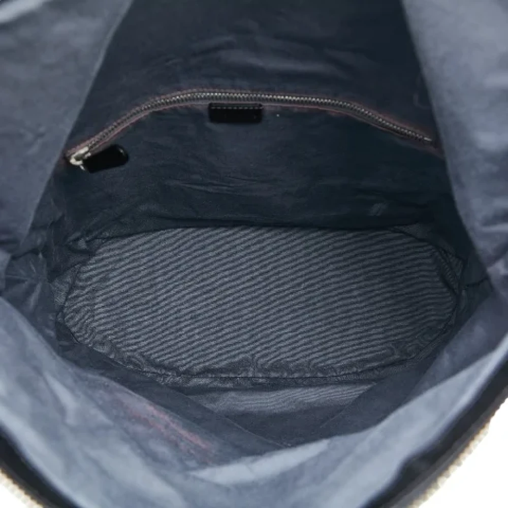 Celine Vintage Pre-owned Canvas handbags Black Dames