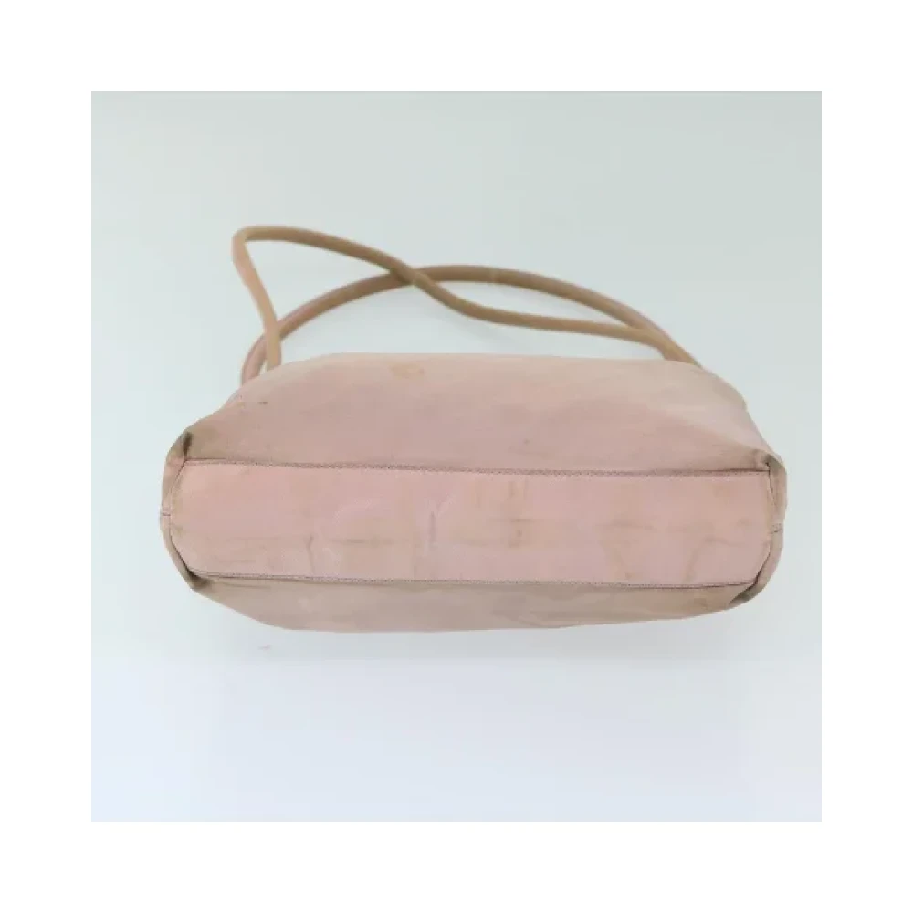 Prada Vintage Pre-owned Nylon handbags Pink Dames