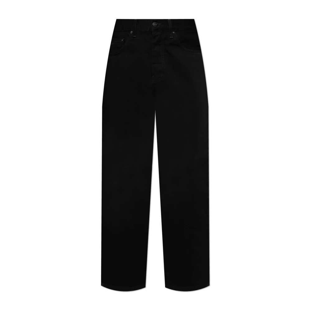 Carhartt WIP Jeans met logo Black Heren