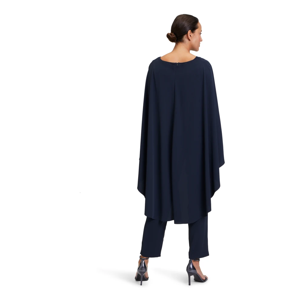 Vera Mont Gelaagde Jumpsuit Blue Dames