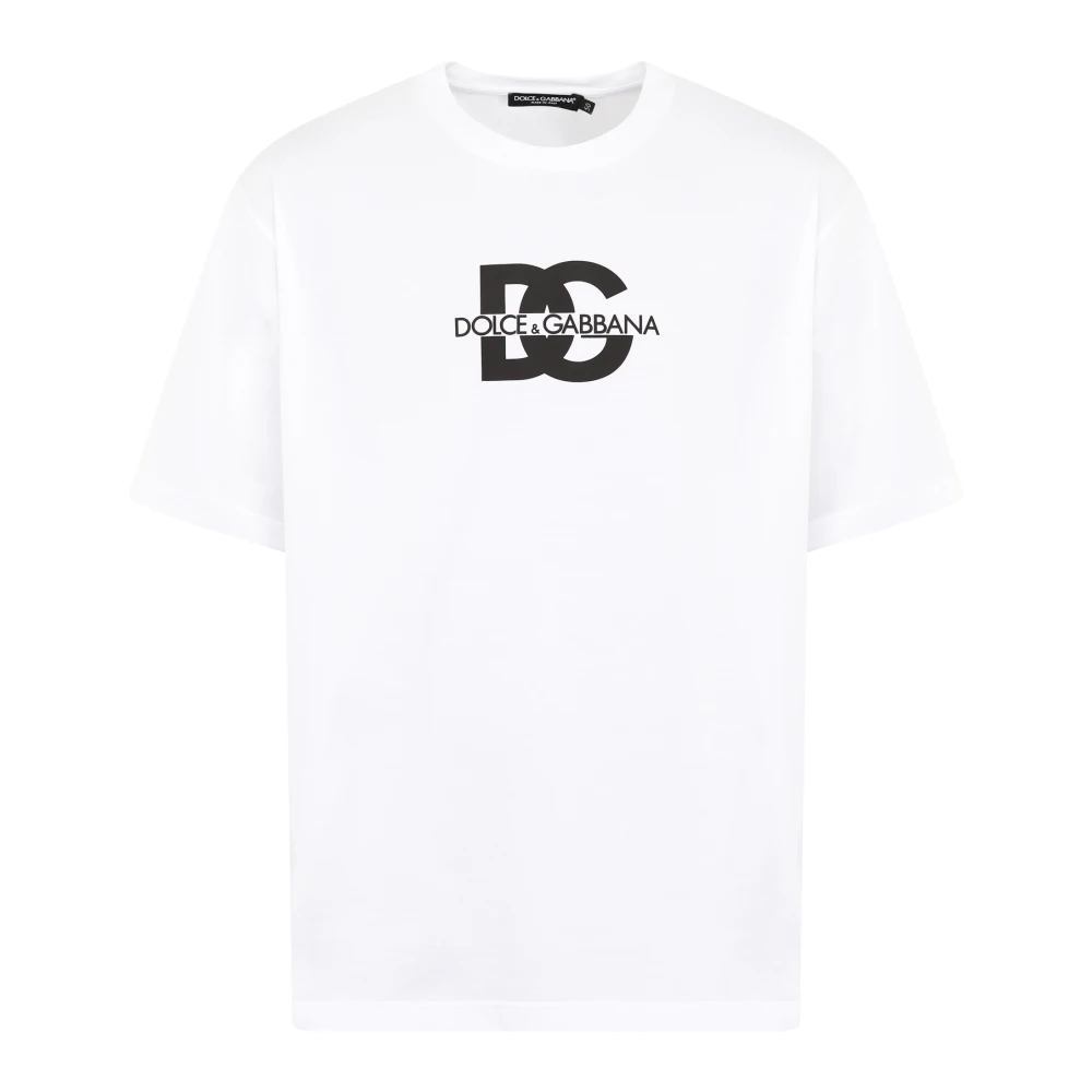 Dolce & Gabbana White T-Shirts - Male - T-Shirts - M - Tops