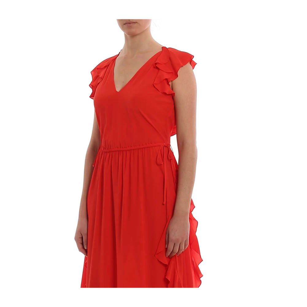 Twinset Lange Jurk Red Dames