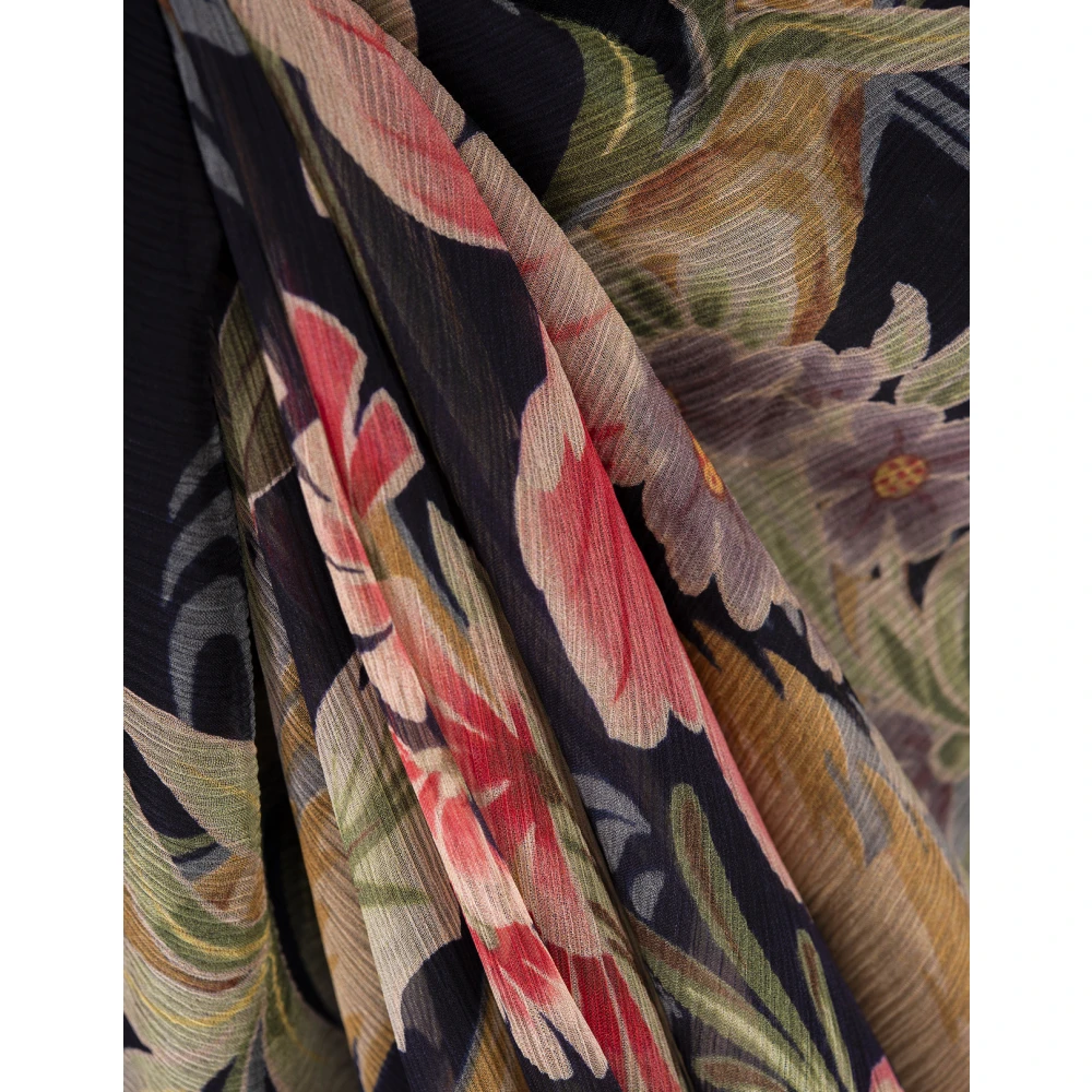 ETRO Bloemenprint Maxi Jurk Multicolor Dames