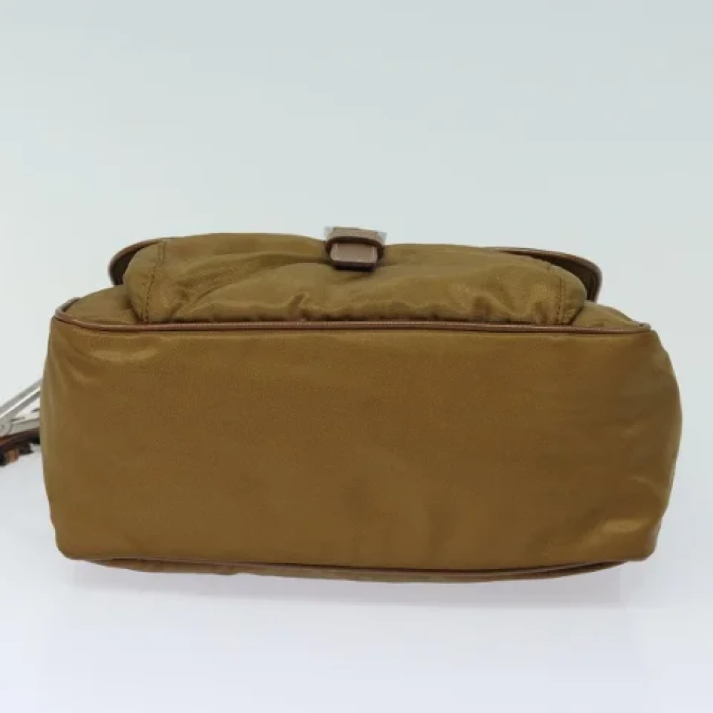 Prada Vintage Pre-owned Fabric prada-bags Brown Dames