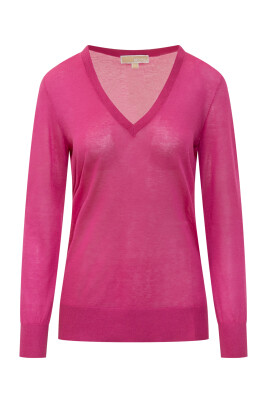 pull-rose-a-col-en-v-avec-details-coteles