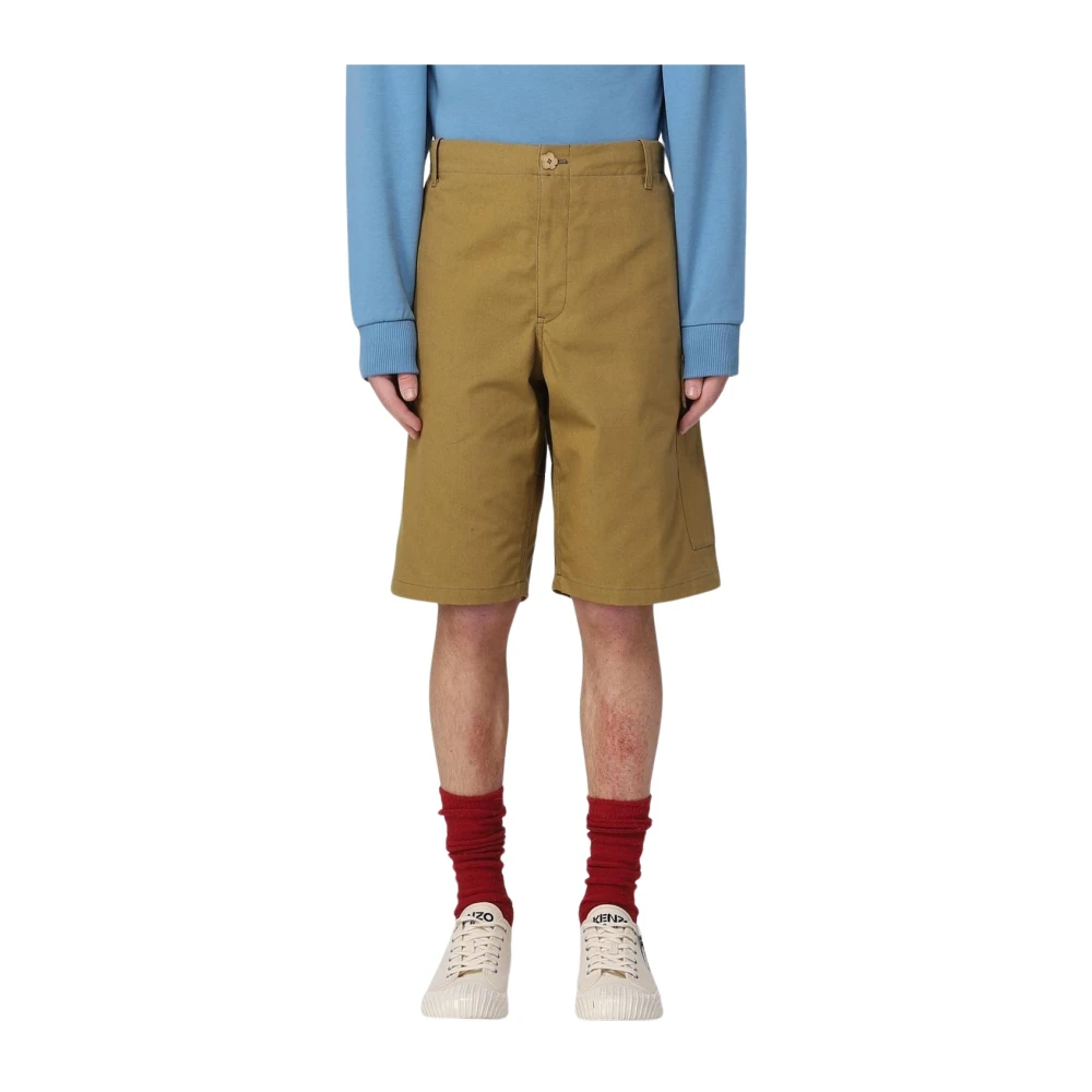 Kenzo Men's Brown Casual Shorts,, Urban Stylish Casual Shorts W42