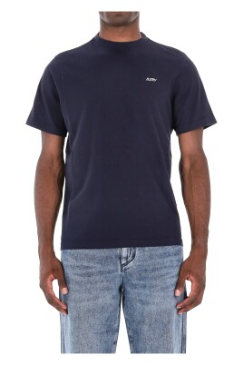 t-shirt-bleu-en-coton-a-manches-courtes