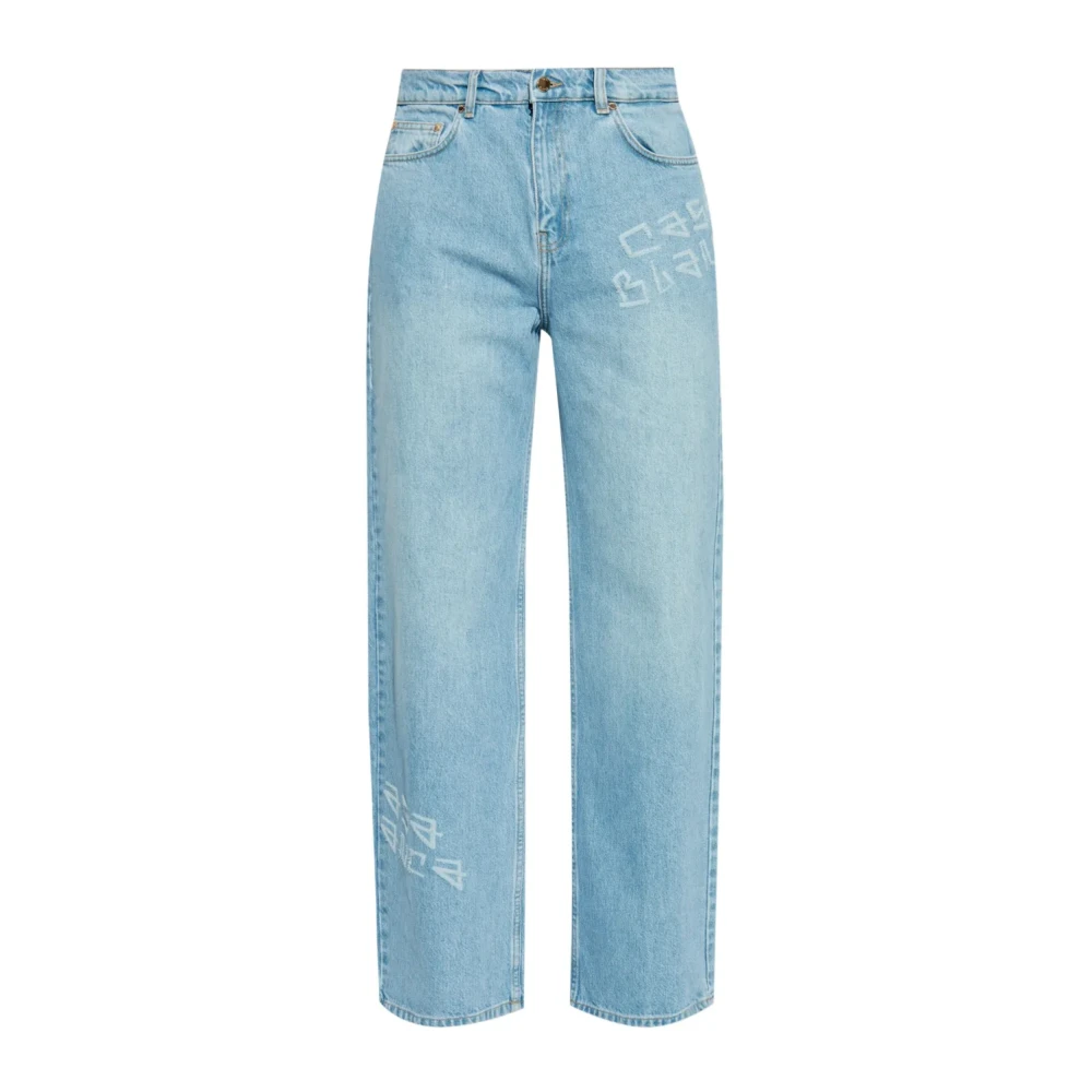 Casablanca Wijde Pijp Jeans Lichtblauw Blue Heren