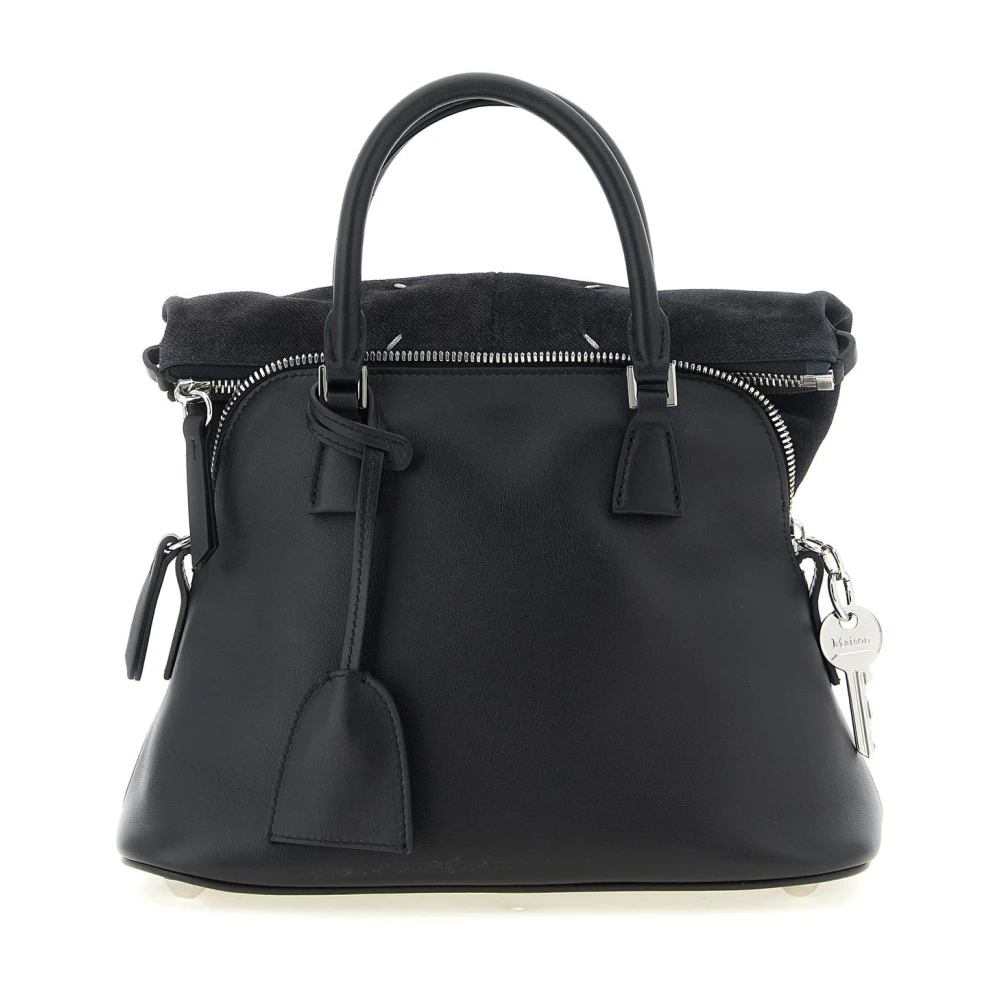 MAISON MARGIELA - Borsa a tracolla mini 5AC Soft grigio scuro - Donna - Taglia UNI - Immagine 4