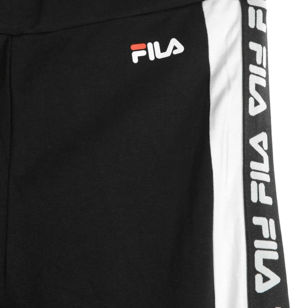 Fila Zwarte en witte leggings voor vrouwen Black Dames