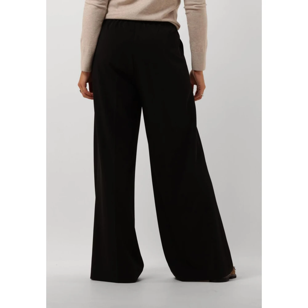 InWear Wijde Zwarte Broek Black Dames