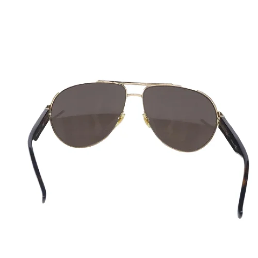 Gucci Vintage Pre-owned Metal sunglasses Brown Heren
