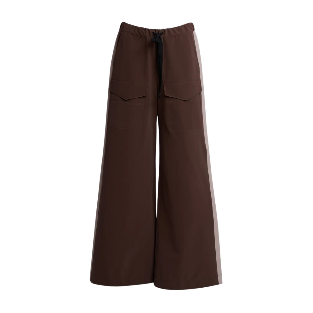 Stutterheim Gestreepte Waterdichte Broek Brown Dames