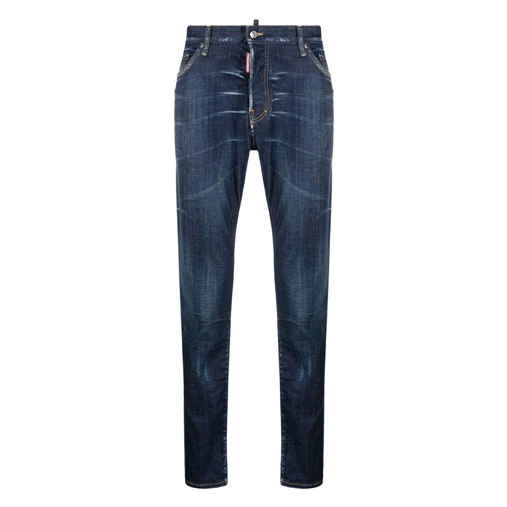 Dsquared2 Stijlvolle Denim Jeans voor Mannen Blue Heren