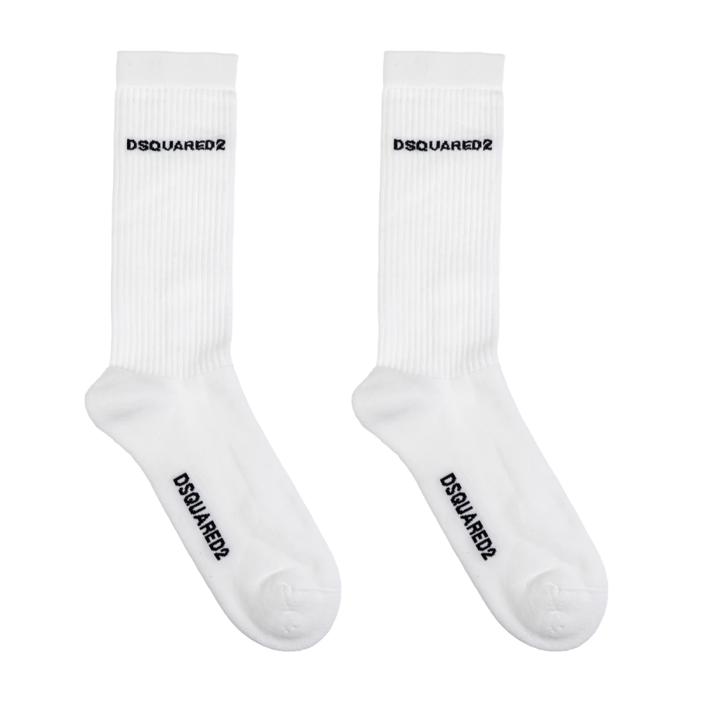 Dsquared2 Sokken met logo White Heren