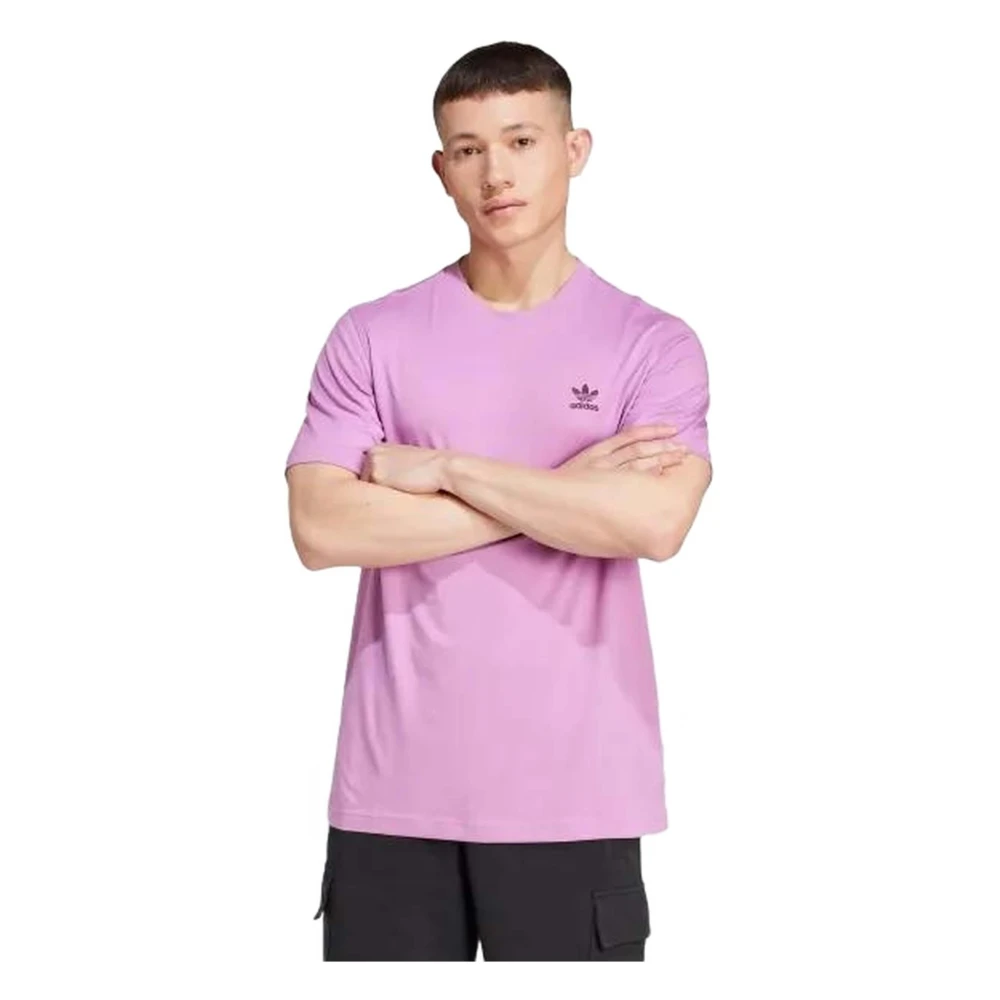 Adidas Trefoil Essential T-shirt Purple Heren