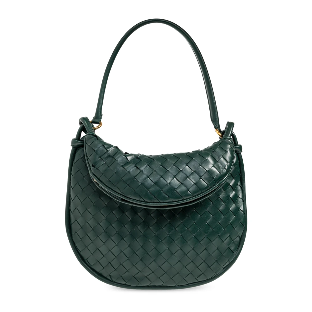 Bottega Veneta Gemelli Medium axelväska Green, Dam