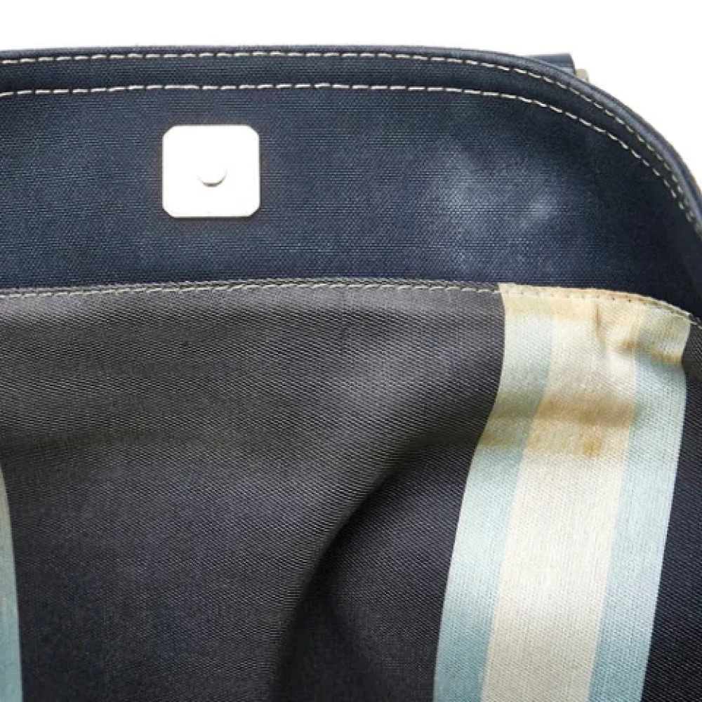 Fendi Vintage Pre-owned Canvas fendi-bags Blue Dames