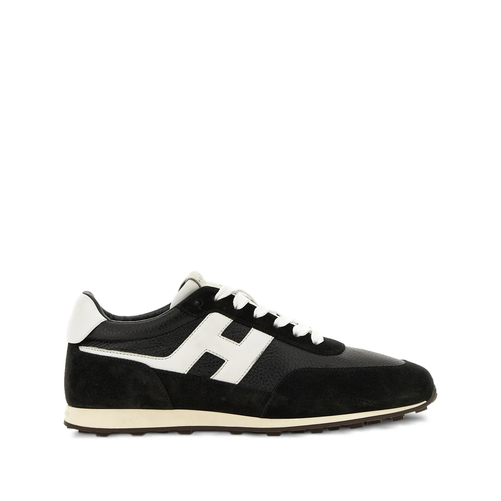 Hogan H699 Logo-patch Sneakers Heren Schoenen Zwart