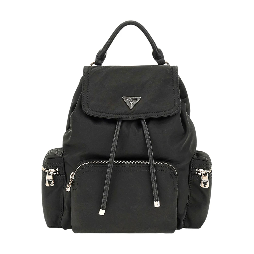 Guess Women's Black Gemma Eco Mini Backpack