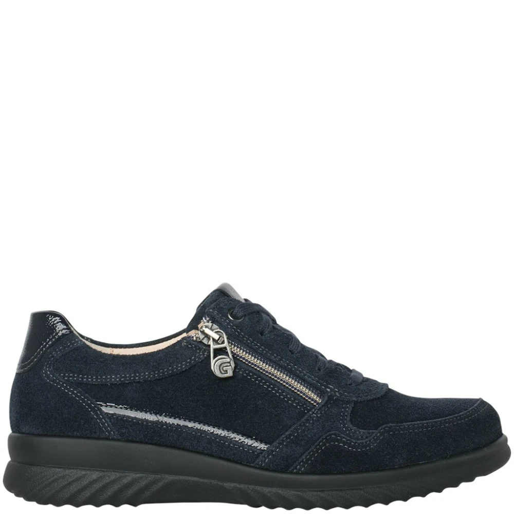 Ganter Round Toe Sneaker Dames Schoenen Blauw