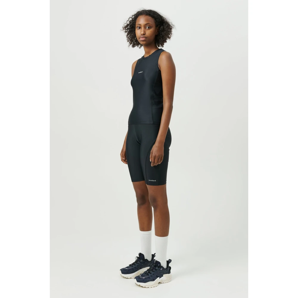 Soulland Mira Mouwloze Top Oranje Zwart Black Unisex