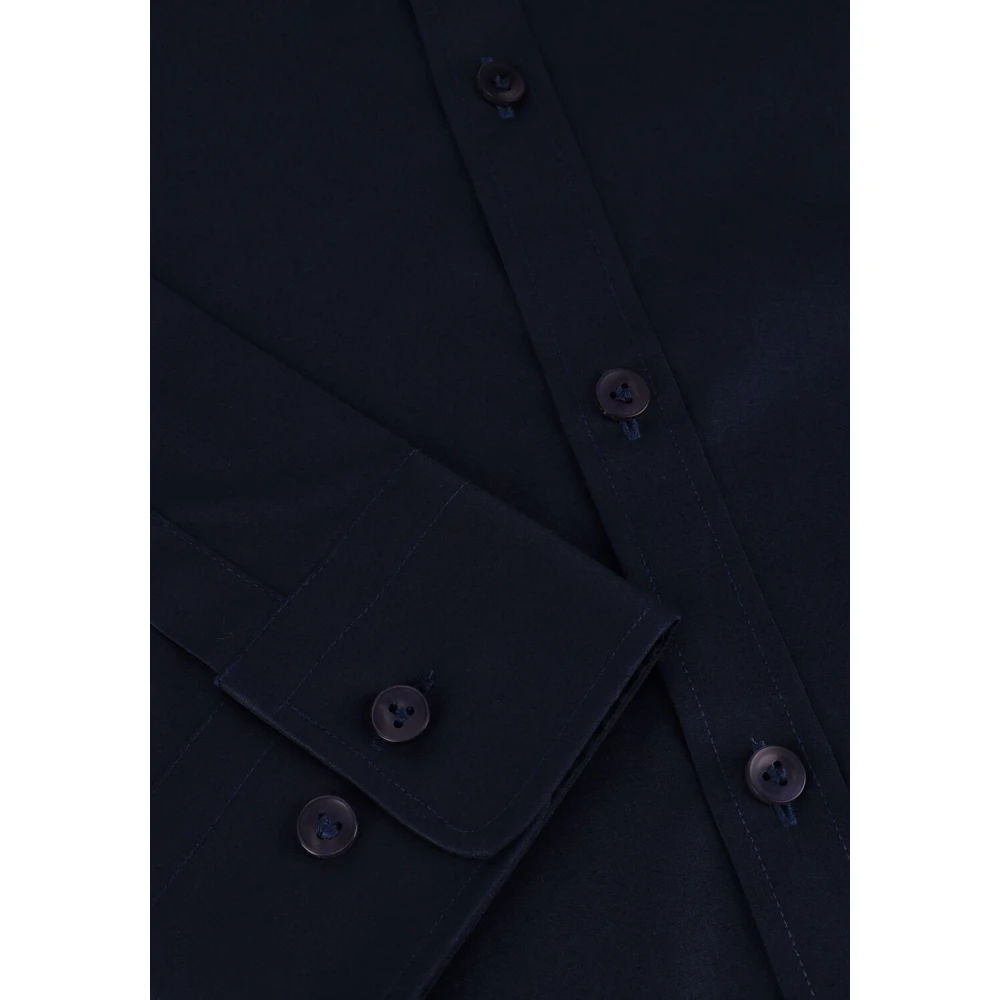 Pure Path Essentieel Casual Overhemd voor Heren Blue Heren